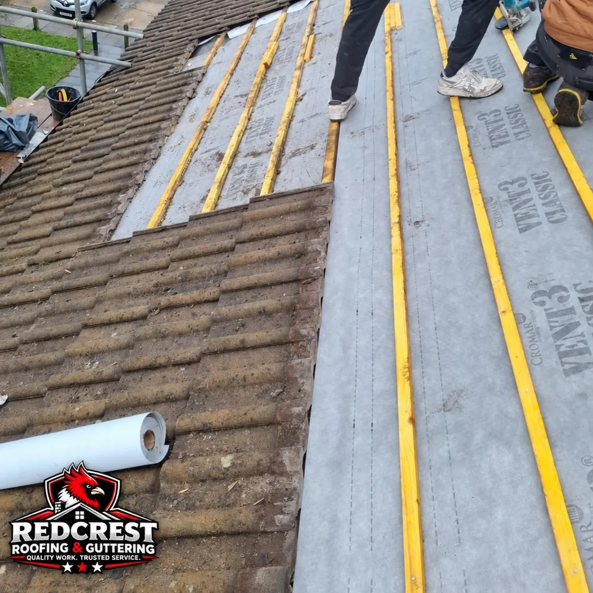 Battens and membrane