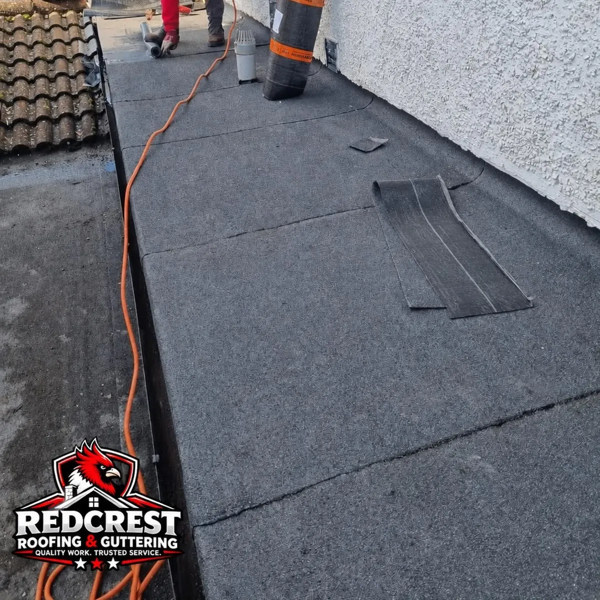 Fibreglass (GRP) Roofing work by Redcrest