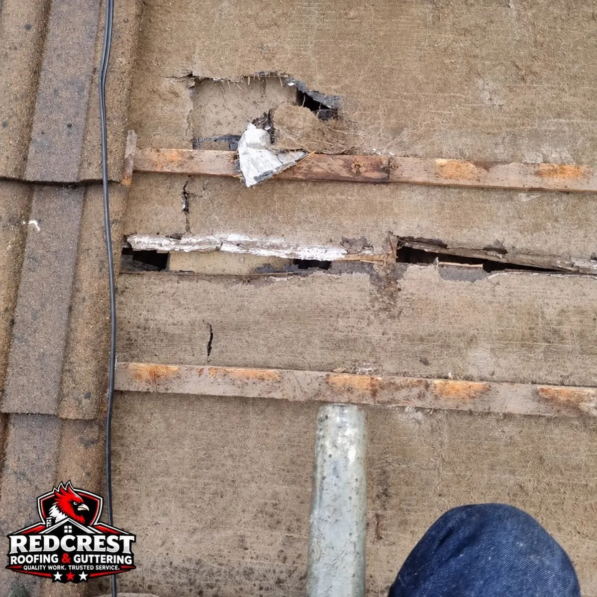 Roof Repairs work by Redcrest